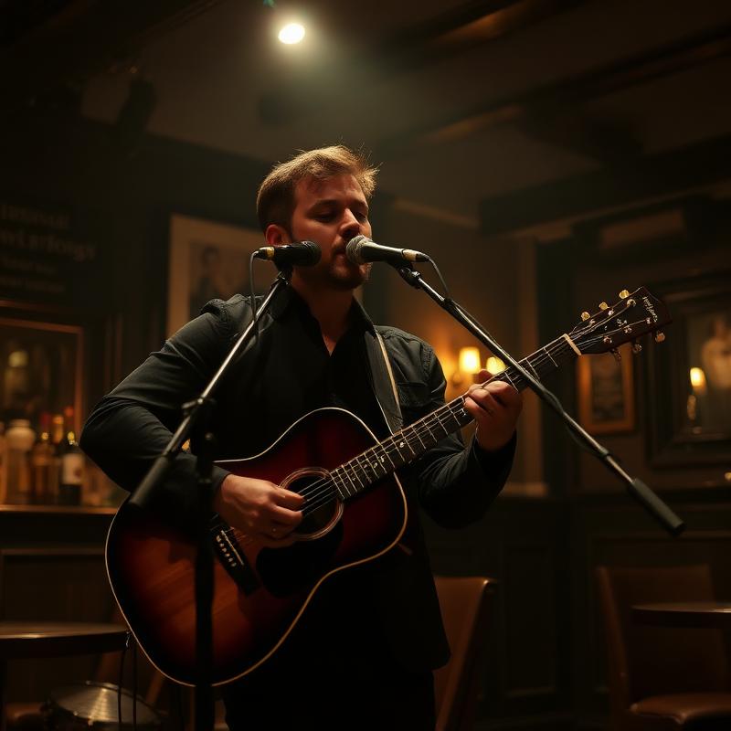 Finn performing live