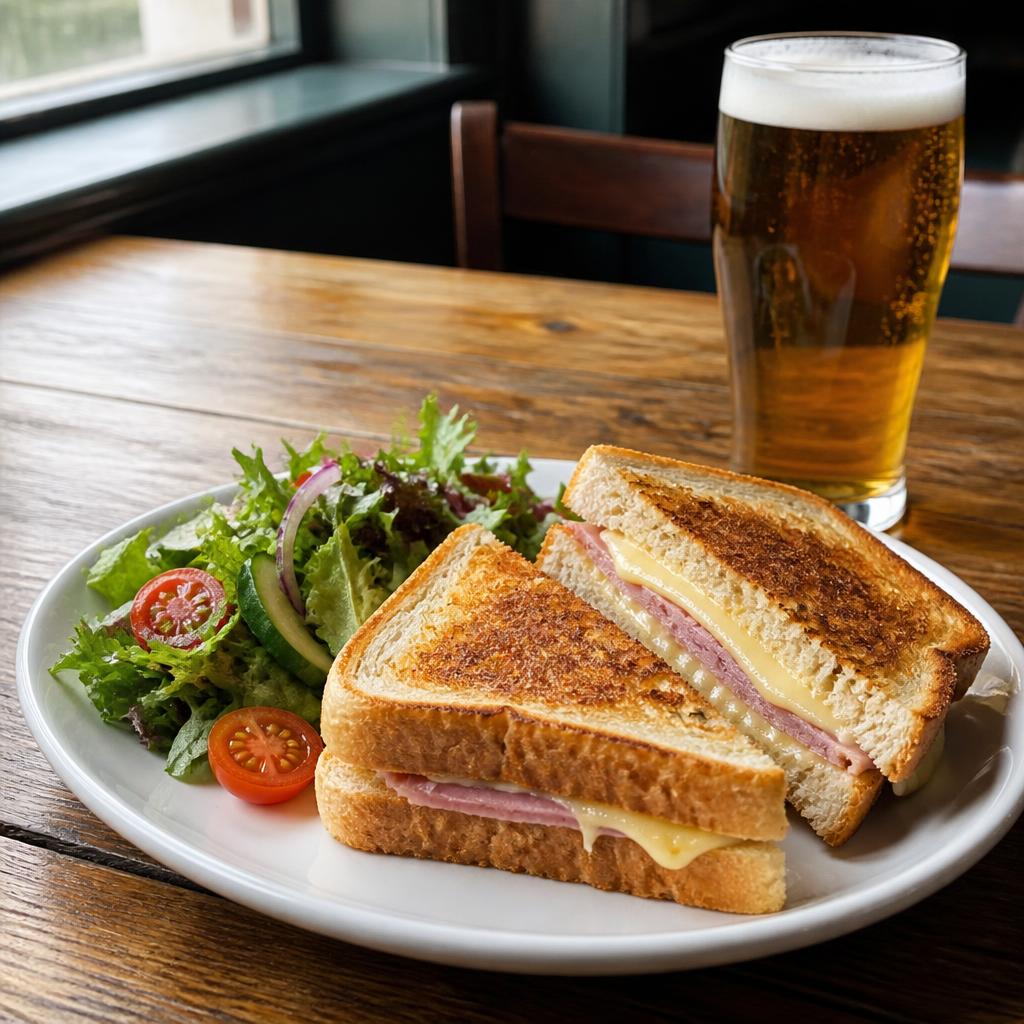Toasted sandwich and pint lunch deal